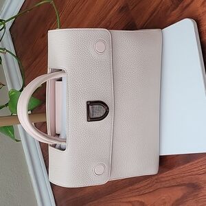 Chritian Dior Leather Diorever Top Handle  Bag